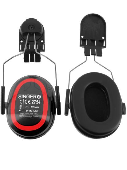 Coques Antibruit adaptable pour casques de chantier - SINGER