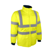 Parka de visualisation 4 en 1 - jaune fluorescent/marine - S - Singer