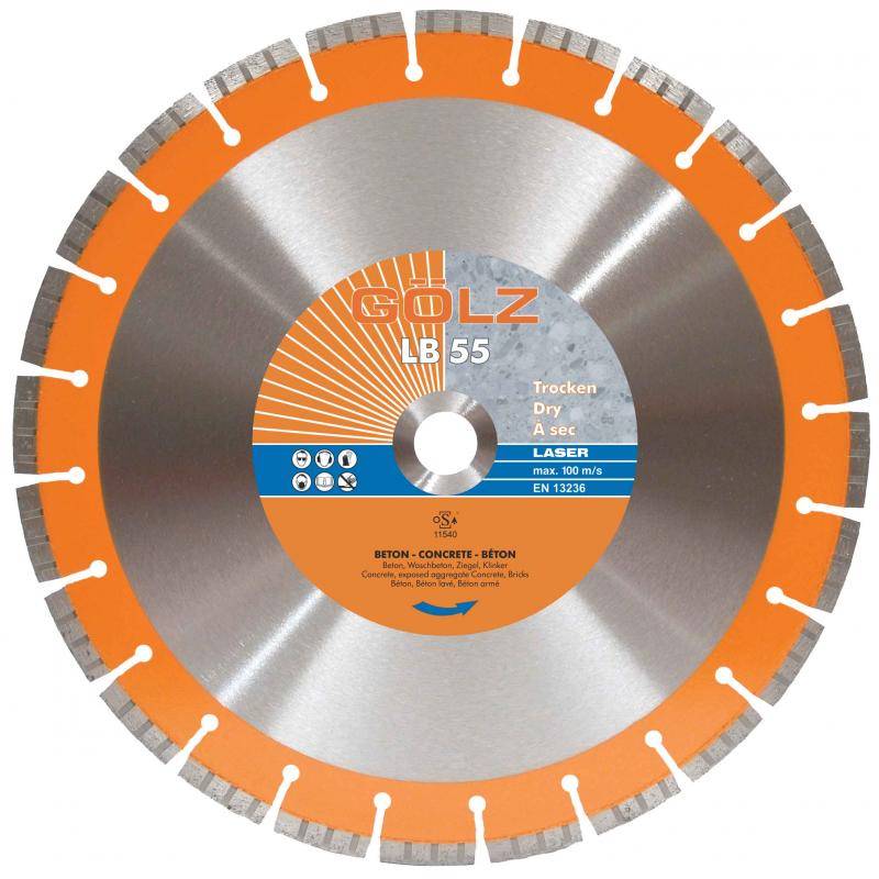 Disque diamanté LB55 Ø 350mm Alésage 25,4 mm