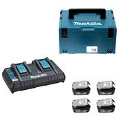 Pack énergie Makita 4 batteries 18 V 6 Ah