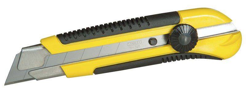 Cutter - Gamme professionnelle - Lame 25 mm - Marque Stanley