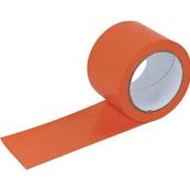 Ruban adhsif gros travaux PVC - 33m x 75mm - orange