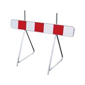 Panneau de signalisation Bipied - 1400x200mm - K2 - CL.1 - Verso Fin de chantier