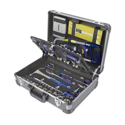 Valise à outils universelle 1/4" + 1/2" - 145 pièces - Irimo