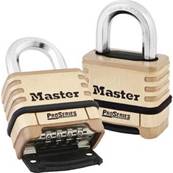 Cadenas laiton Master Lock ProSeries - Modèle à combinaison programmable - 58mm