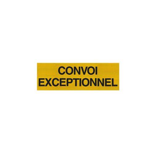 Panneau convoi exceptionnel - Support aluminium - Classe 2 - 1200 X 400 mm