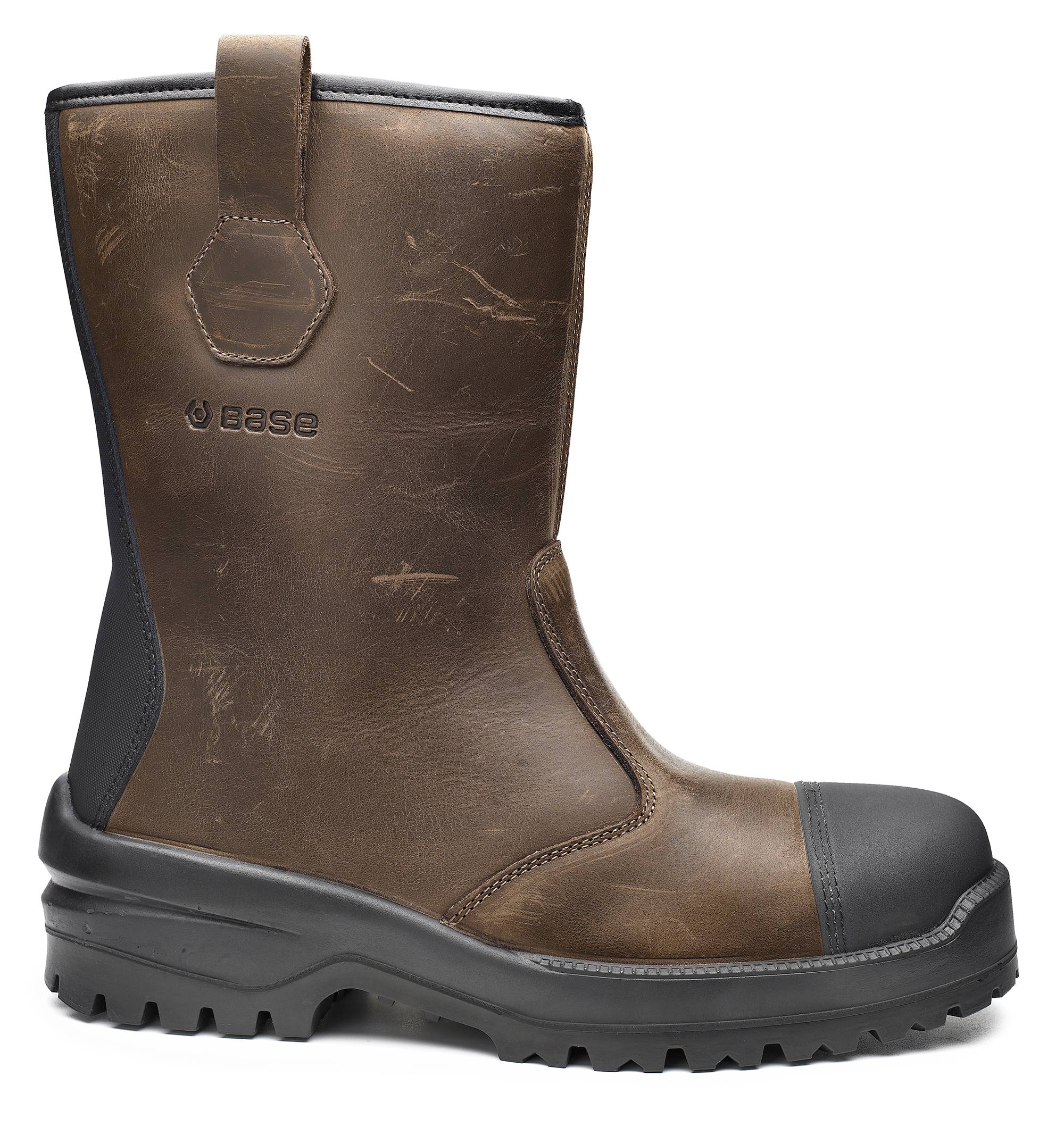 Botte de sécurité Fourrée B0745 ELK- Protection embout Noir - S3 - Marron - T40