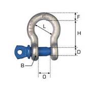 Manille lyre de levage - Modle haute rsistance  vis - CMU 4,75 Tonnes