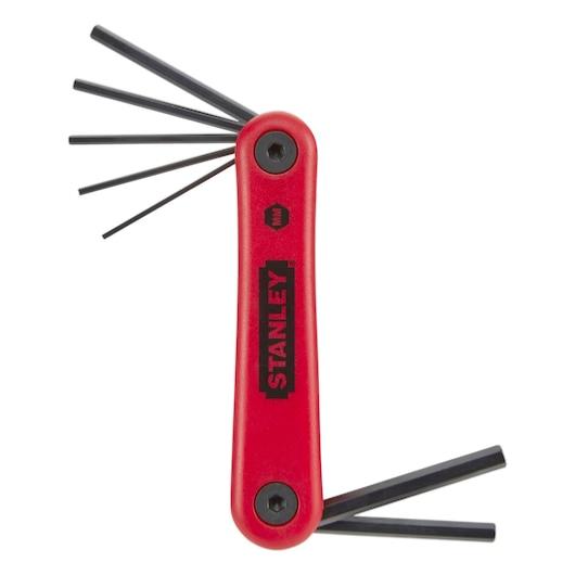 Jeu de 7 clés hexagonales pliantes STANLEY – 1,5 à 6 mm