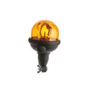 Gyrophare tournant Saturnello - Sur tige flexible - Coloris orange - 12 Volts