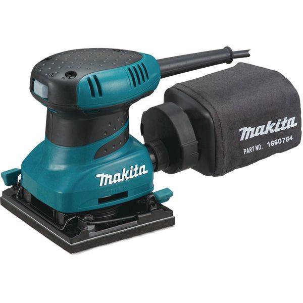 Ponceuse vibrante 200W - 14000orb/mn - 114 x 140mm - osc. 1,5mm - 1,1kg - Makita