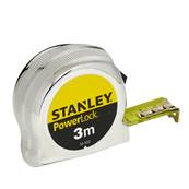 Mesure courte Stanley Powerlock 3m x 19 mm - Boîtier ABS finition métal chromé