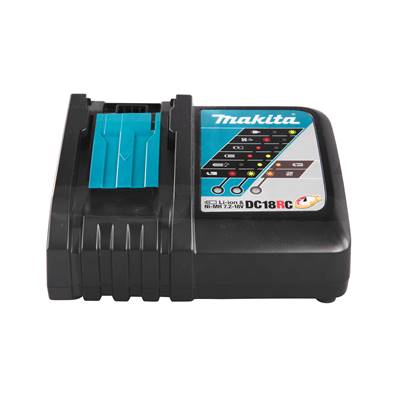 Chargeur Rapide Makita DC18RC pour Batteries Li-Ion/NiMh 9,6 à 18V