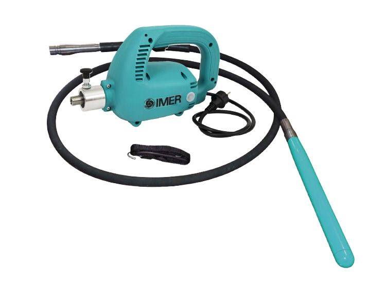 Aiguille vibrante avec moteur - Diamètre 25mm - Longueur 1m - Moteur 2300W 2,9CH