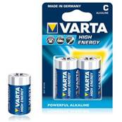 Piles alcalines Varta Long Life Power - C - LR14 - Le blister de 2