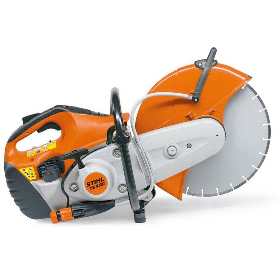 Découpeuse thermique Stihl TS420 - Diam. 350mm - Prof. de coupe 125mm