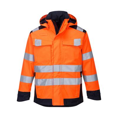 Veste de pluie Modaflame Multirisques MV70 Orange/Marine - Taille S