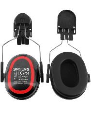 Coques Antibruit adaptable pour casques de chantier - SINGER