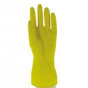 Gants de mnage latex jaune - Taille XL