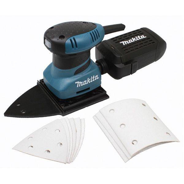 Ponceuse vibrante 200W - 14000orb/mn - 114 x 102mm - osc. 1,5mm - 1,2kg - Makita